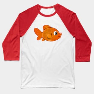 Big Eye Glodfish Baseball T-Shirt